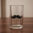 dekoracja na movember niebieski listopad naklejki wasy na szklanki kufle kieliszki 6 szt