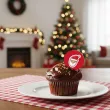 dekoracja na muffinki babeczki i ciasta oplatki boze narodzenie bajeczne swieta 21 szt