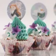 dekoracja na muffinki oplatki frozen 6 5cm dekora 20szt