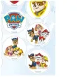 dekoracja na muffinki oplatki psi patrol dekora 3 4 cm 20 szt