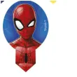 dekoracja na muffinki oplatki spiderman 6 5cm dekora 20szt