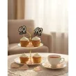 dekoracja na muffinki pikery 40 urodziny glamour ozdobne szpilki na babeczki 6 szt