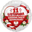 dekoracja na narodowe swieto niepodleglosci 11 listopada balon foliowy do szkoly apel marsz
