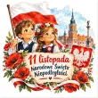 dekoracja na narodowe swieto niepodleglosci 11 listopada plakat do szkoly na gazetke
