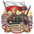 dekoracja na narodowe swieto niepodleglosci 11 listopada plakat do szkoly na gazetke