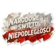 dekoracja na narodowe swieto niepodleglosci 11 listopada plakat na okno drzwi godlo 1918 marsz