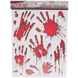 dekoracja na okno krwawe rece funny fashion 15 szt