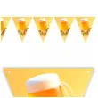 dekoracja na oktoberfest baner papierowy kufle piwa girlanda do powieszenia 3 6 m