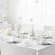 dekoracja na pierwsza komunie swieta pompon bibulowy bialy 25 cm