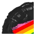 dekoracja na pride month parade rownosci balon foliowy lgbt teczowa flaga czarny 18 rnd