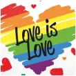 dekoracja na pride month parade rownosci balon foliowy lgbt teczowe serce love is love rnd