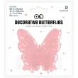 dekoracja na sciane motylki 3d azurowe rozowe zloto partypal 12 szt