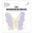 dekoracja na sciane motylki 3d opalizujacy partypal 12 szt