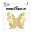 dekoracja na sciane motylki 3d zloty partypal 12 szt