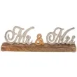 dekoracja na stol mr mrs ootb 10 x 33 x 5 cm