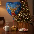 dekoracja na swieta boze narodzenie balon foliowy renifer serce prezent 18 hrt