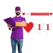 dekoracja na swieto 11 listopada baner flagi z sercami bialo czerwony 2 3 m