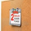 dekoracja na swieto konstytucji 1 2 3 maja dzien flagi ozdoby do powieszenia na gazetce szkolnej