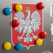 dekoracja na swieto konstytucji 3 maja dzien flagi ozdoby do powieszenia na gazetce szkolnej