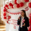 dekoracja na swieto niepodleglosci 11 listopada baner flagi polska z godlem bialo czerwony 2 3 m