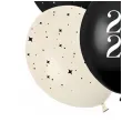 dekoracja na sylwestra balony lateksowe 2026 czarne kremowe nowy rok do girland 12 6 szt