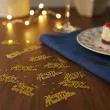 dekoracja na sylwestra nowy rok konfetti happy new year zlote metalizowane 4x2 cm