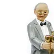 dekoracja na tort figurka zlote gody 50 rocznica slubu 12 cm