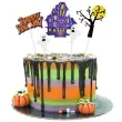 dekoracja na tort happy halloween mix arpex 5 szt