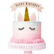 dekoracja na tort jednorozec happy birthday godan