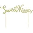 dekoracja na tort papierowa sweet kisses partydeco 16 5 cm