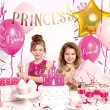 dekoracja na tort princess zamek partydeco 17 21 5 cm 4 szt