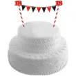 dekoracja na tort slomkowa urodziny 18 czerwona