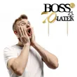 dekoracja na tort topper papierowy bosski 70 latek zloto czarny 16 cm
