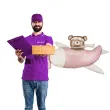 dekoracja na urodziny baby shower dziewczynki balon foliowy mis w samolocie rozowy jasny 44