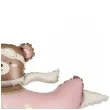 dekoracja na urodziny baby shower dziewczynki balon foliowy mis w samolocie rozowy jasny 44