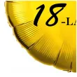 dekoracja na urodziny balon foliowy bosski 18 latek zloty prezent osiemnastka 18 rnd