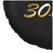 dekoracja na urodziny balon foliowy bosski 30 latek czarny prezent do girlandy 18 rnd