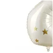 dekoracja na urodziny balon foliowy jednorozec cyfra 2 kremowy xl 46 5 dgt