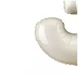 dekoracja na urodziny balon foliowy jednorozec cyfra 3 kremowy xl 46 5 dgt