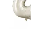 dekoracja na urodziny balon foliowy jednorozec cyfra 4 kremowy xl 46 5 dgt