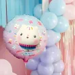 dekoracja na urodziny balon foliowy koci domek gabby lakotek 18 rnd
