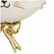 dekoracja na urodziny balon foliowy kotek rozowy partydeco 28 shp