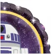 dekoracja na urodziny balon foliowy star wars galaxy droid r2 d2 gwiezdne wojny 18 rnd
