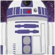 dekoracja na urodziny balon foliowy star wars galaxy droid r2 d2 gwiezdne wojny 18 rnd