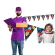 dekoracja na urodziny baner flagi girlanda papierowa kosmos rakieta do powieszenia 360 cm