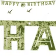 dekoracja na urodziny baner girlanda papierowa jurassic world happy birthday zielony 1 65 m