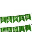 dekoracja na urodziny baner personalizowany pilka nozna wlasny napis girlanda 20 flag 400 cm