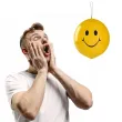 dekoracja na urodziny dzien dziecka balony wiszace usmiechy zolte pastelowe 12 50 szt