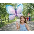dekoracja na urodziny dzien dziecka duzy balon foliowy motyl niebieski do girland 30 shp