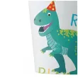 dekoracja na urodziny dzien dziecka kubeczki papierowe dinozaury 200 ml 8 szt